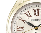 Новая модель Seiko HEA006J оснащена циферблатом с римскими цифрами.