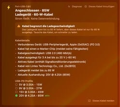Это приложение не распознало данный кабель Thunderbolt 3 должным образом.