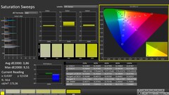 CalMAN: Color saturation