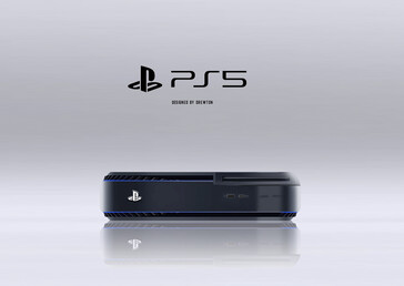Предположительный вид PS5 без панелей (Изображение: Drewton/ResetEra)