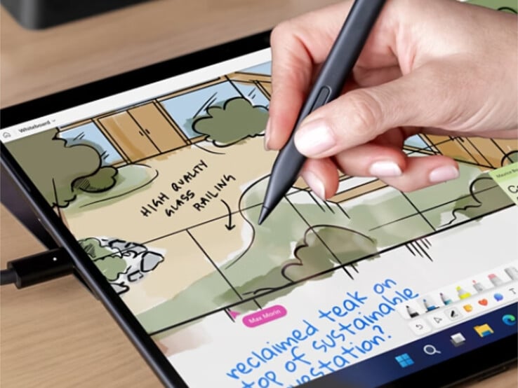 Перо Surface Slim Pen теперь поддерживает новую систему тактильной обратной связи Microsoft.