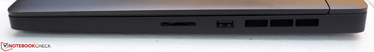 Правая сторона: картридер, USB-A 3.0