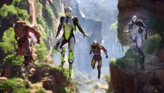 Модели игроков в Anthem представлены на выставке (Источник изображения: Microsoft Xbox Gaming)