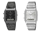 Слева направо (на фото): Casio x Liberty London AQ230EBLT-1A и AQ230ELT-7A. (Источник изображения: Casio - отредактировано)