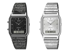 Слева направо (на фото): Casio x Liberty London AQ230EBLT-1A и AQ230ELT-7A. (Источник изображения: Casio - отредактировано)