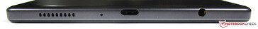 Нижняя сторона: аудио разъем, порт USB 2.0 Type-C , динамик