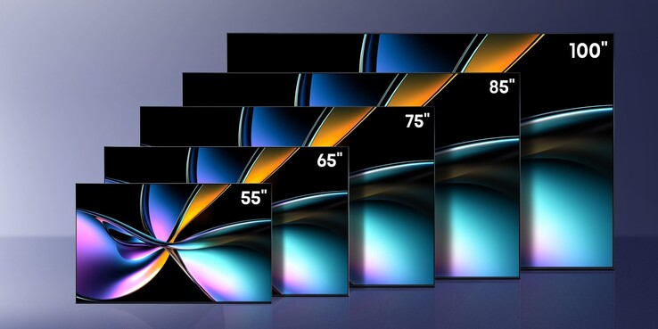 Hisense U7Q Pro будет доступен в различных размерах. (Источник изображения: Hisense)