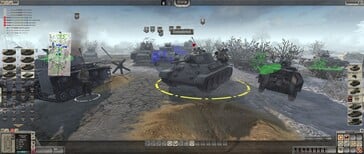 На снимке: скриншот игрового процесса из игры «Men of War: Assault Squad 2».