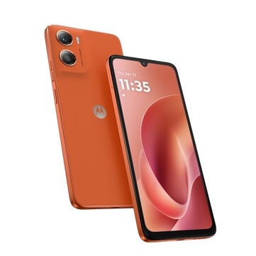 Moto G06 в цвете Pantone Arabesque. (Источник изображения: Motorola)
