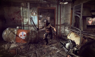 Изображение, показывающее врага в игре Rage