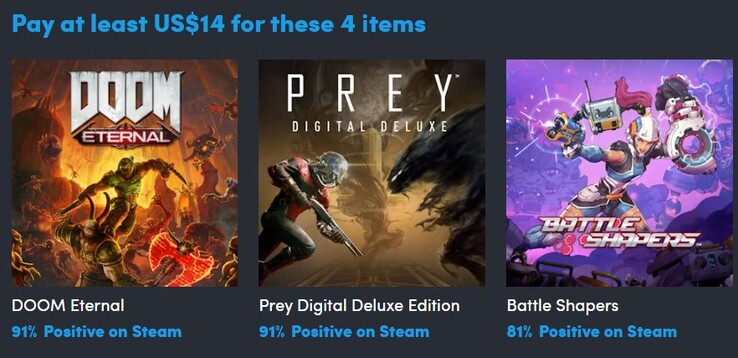 Первый уровень комплекта Sci Fi shooters содержит в общей сложности 4 предмета