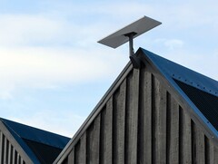 Крепление для антенны Starlink Standard Kit на крыше. (Источник изображения: SpaceX)