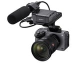 Камера Sony FX5 (ILME-FX5) комплектуется держателем XLR для установки внешних микрофонов и аксессуаров.