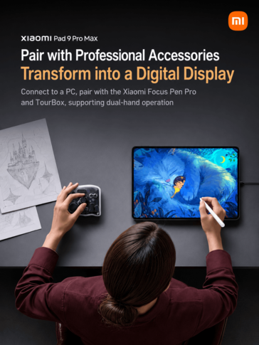 Xiaomi Pad 9 Pro Max с профессиональными аксессуарами