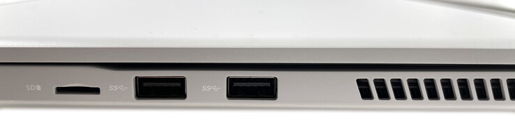 Правая сторона: слот microSD, 2x USB 3.1 Gen. 1