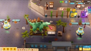 На снимке: скриншот игрового процесса из игры «Two Point Museum».