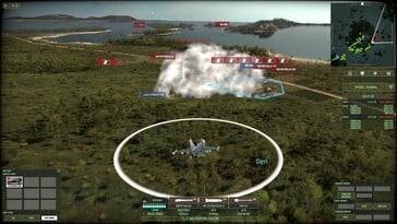 На изображении: скриншот игрового процесса из игры «Wargame: Red Dragon».