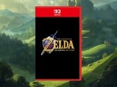 Макет коробки для ремейка игры «Zelda: Ocarina of Time» для консоли Switch 2