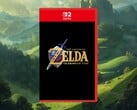 Макет коробки для ремейка игры «Zelda: Ocarina of Time» для консоли Switch 2