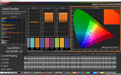 CalMAN ColorChecker (после калибровки)