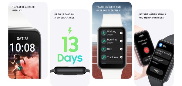 Ключевые особенности Galaxy Fit 3.