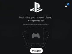Главная страница PS5 с перечнем недавно сыгранных игр