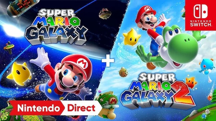 Super Mario Galaxy 1 и 2 выйдут в октябре (Источник изображения: Nintendo)