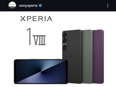 Смартфон, изображенный на фотографии, - это Xperia 1 VII, а не Xperia 1 VIII.