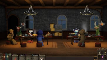На изображении: скриншот игрового процесса из Spellcaster University.