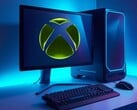 Логотип Xbox на мониторе игрового ПК