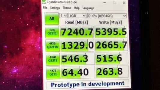 Результаты тестирования в CrystalDisk (Изображение: Tom's Hardware)