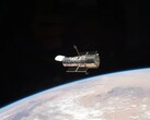 Изображение космического телескопа "Хаббл" на орбите Земли (Источник изображения: NASA; обрезано)