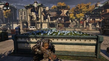 На изображении: скриншот игрового процесса из игры «Gears 5».