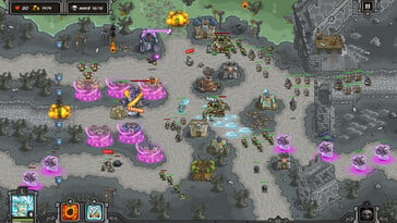 На изображении: Скриншот игрового процесса из Kingdom Rush - Tower Defense.