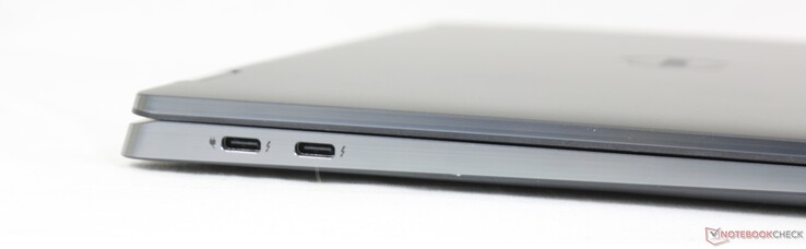 Слева: 2x Thunderbolt 4 (USB-C, DisplayPort, PowerDelivery)