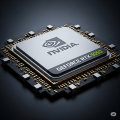 Графический процессор для ноутбуков RTX 5050 появился в Geekbench (источник изображения: Google Gemini)