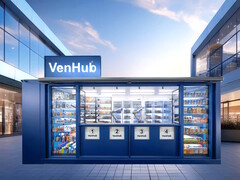 Магазин Venhub работает круглосуточно и без выходных, используя роботов с искусственным интеллектом, что позволяет снизить коммерческие и операционные расходы на 31 процент. (Источник изображения: Venhub)