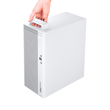 Asus V500 оснащен дополнительной ручкой. (Источник изображения: Asus)