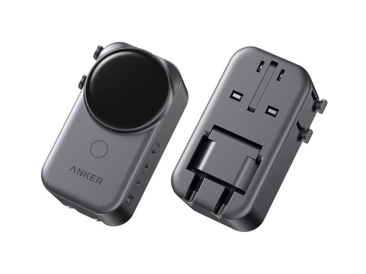 Универсальное зарядное устройство Anker Nano (4-в-1, 100 Вт, Smart Display)