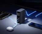 Spacemate RD1 оснащён встроенным блоком питания GaN. На фото: рекламное изображение док-станции, заряжающей несколько устройств.
