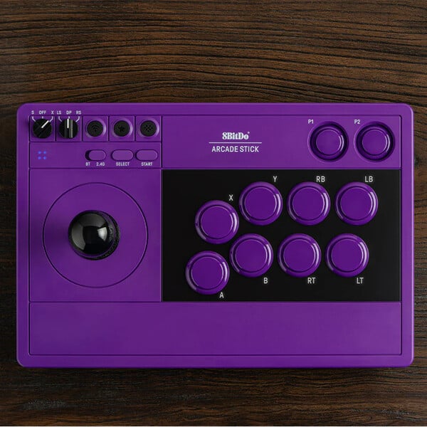 Аркадный джойстик 8BitDo фиолетового цвета уже доступен для покупки на Amazon и на сайте 8BitDo.