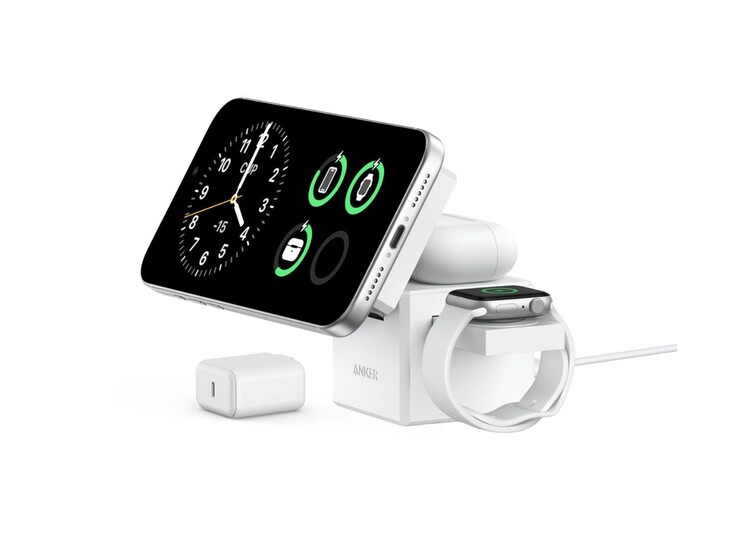 Беспроводная зарядная станция Anker MagGo (куб 3-в-1). (Источник изображения: Anker)