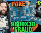 CPU SCAM AMD Ryzen 9800X3D Подделки Мошенничество