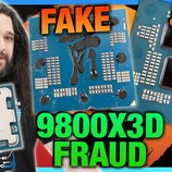 CPU SCAM AMD Ryzen 9800X3D Подделки Мошенничество