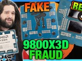 CPU SCAM AMD Ryzen 9800X3D Подделки Мошенничество