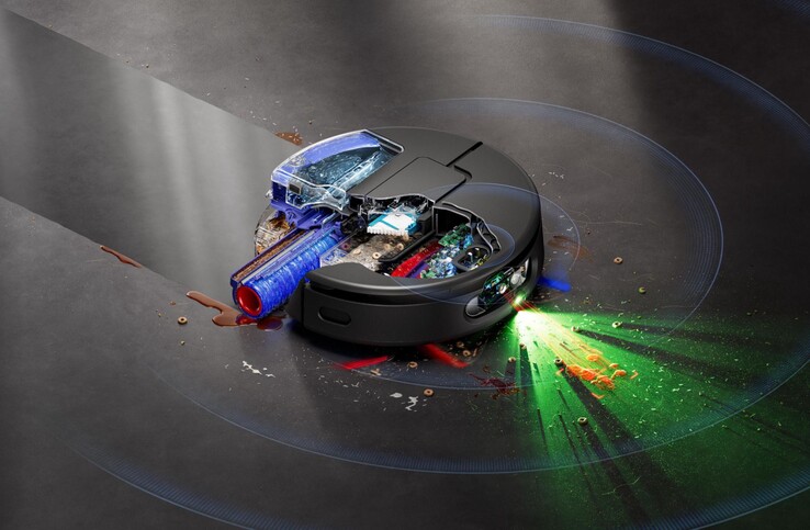 Робот-пылесос Dyson Spot+Scrub AI. (Источник изображения: Dyson)