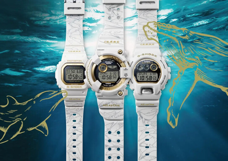 Модели 2024 года для линии Casio G-Shock "Love The Sea And The Earth". (Источник изображения: Casio)