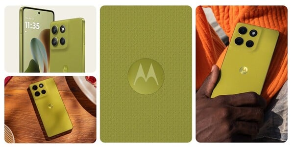 Motorola Moto G86 Power в цвете Pantone Cypress. (Источник изображения: Motorola)