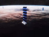 Художественный портрет спутников Starlink. (Источник изображения: SpaceX)