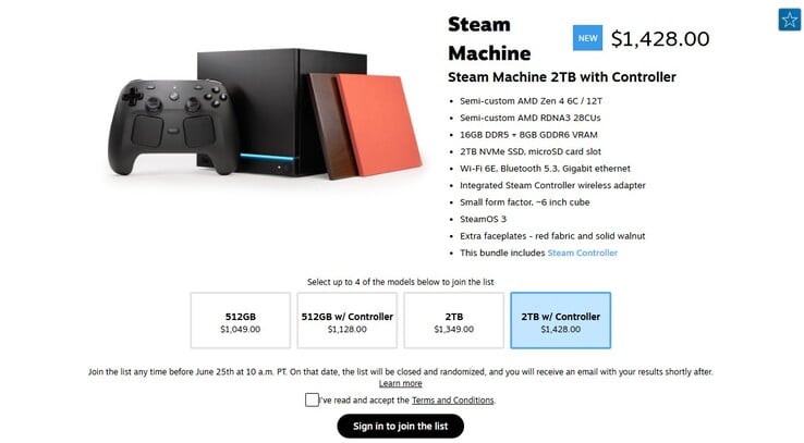 Steam Machine добавлена в магазин Steam.